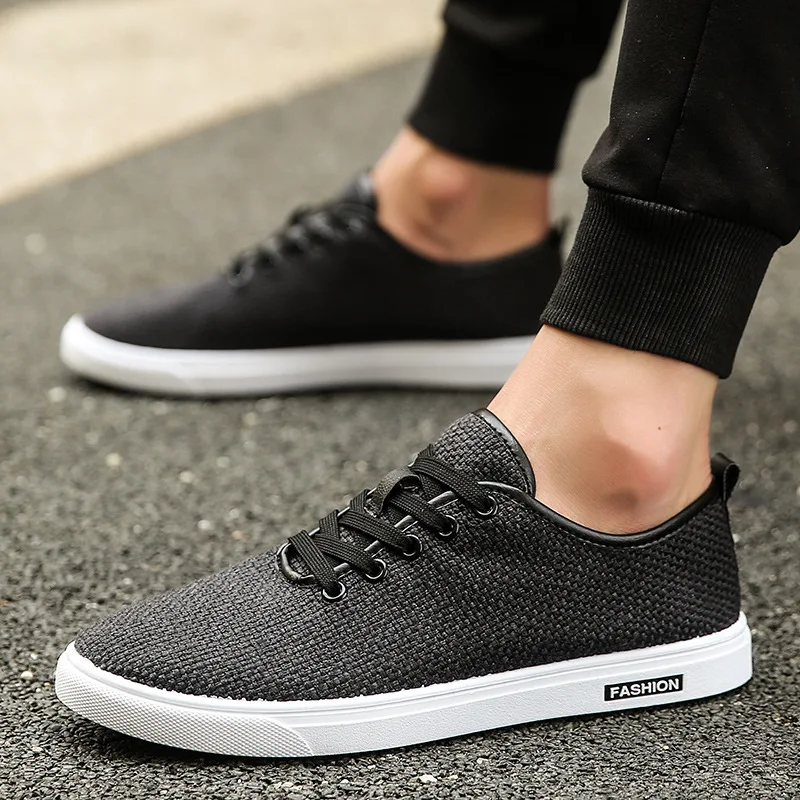 Summer Sneakers for Men Cloth Shoes Trend Men Casual Shoes Comfortable Flat Board Shoes Classic Running Shoes Male Walking Shoes