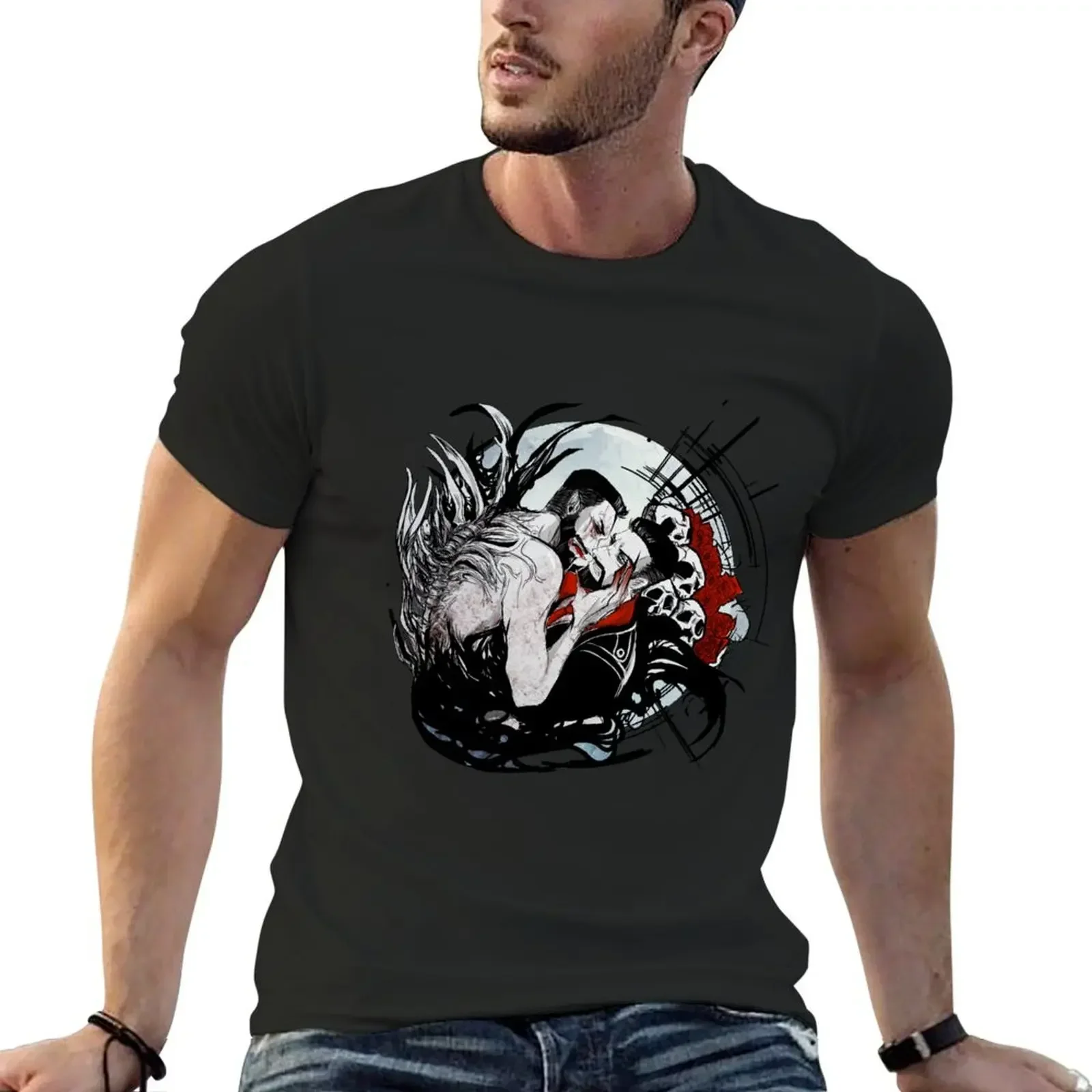 Vampyr: Good vs Evil T-Shirt vintage clothes cotton graphic tees mens designer t shirt