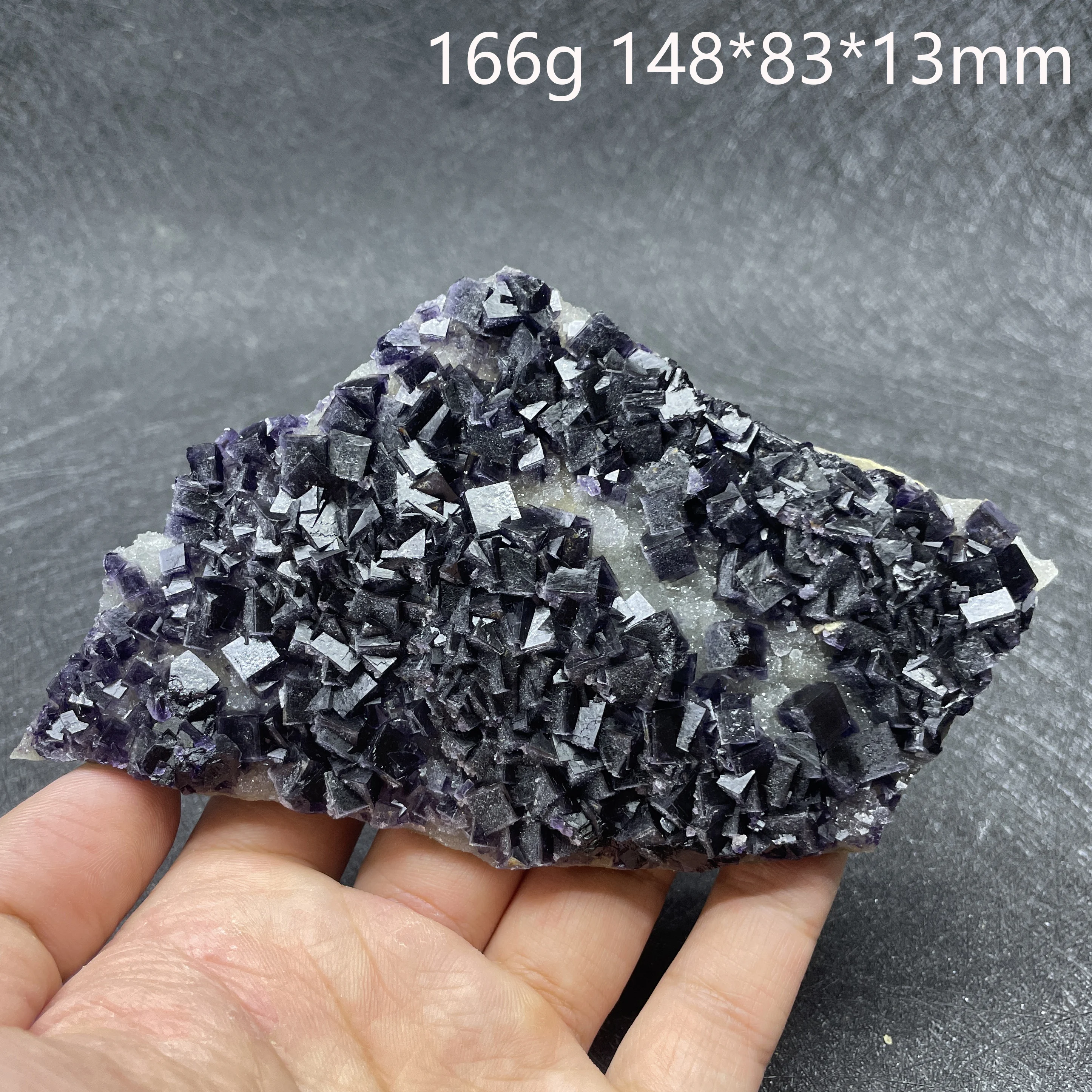 Natural Raw Stone Zhejiang Purple Fluorite Crystal Cluster Mineral Specimen Quartz Rock Home Decoration Gift Healing