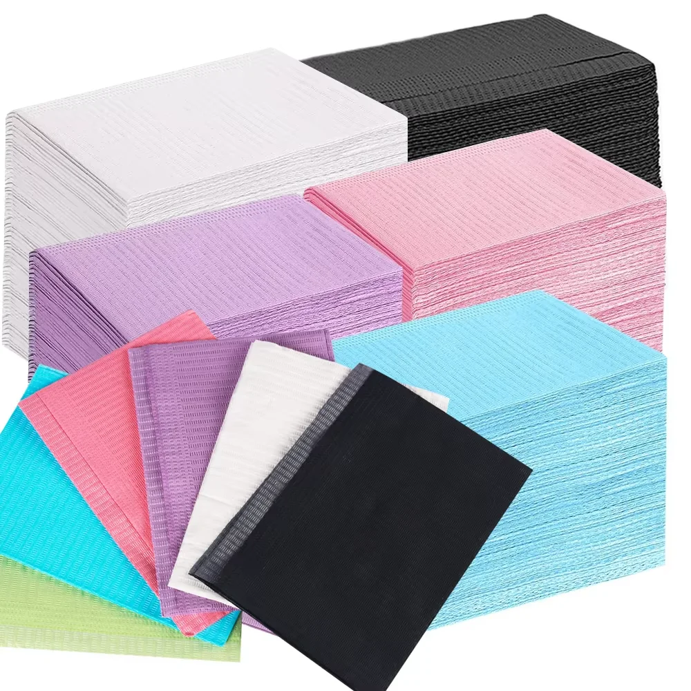 

5-125pcs Disposable Tattoo Clean Pad Waterproof Tattoo Table Covers Dental Bibs Napkin Sheets Paper Tattoo Nail Art Accessories