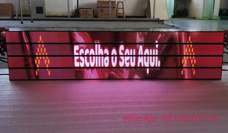 Borda LED de prateleira para publicidade de vídeo supermercado loja de sinalização digital display LED