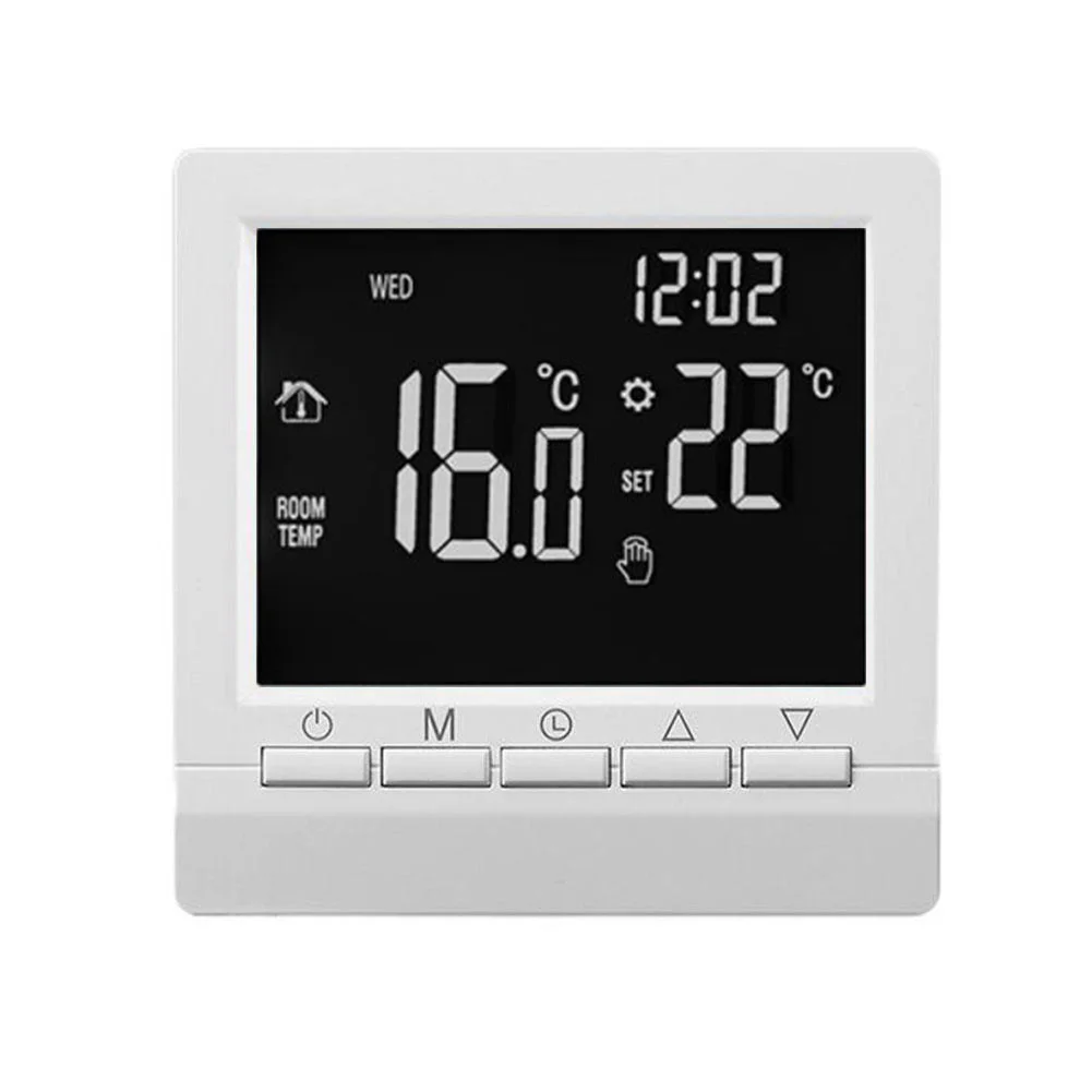 Anti-Freeze Protection Thermostat Room Temperature Controller Wired Boiler Thermostat Digital Temperature Controller