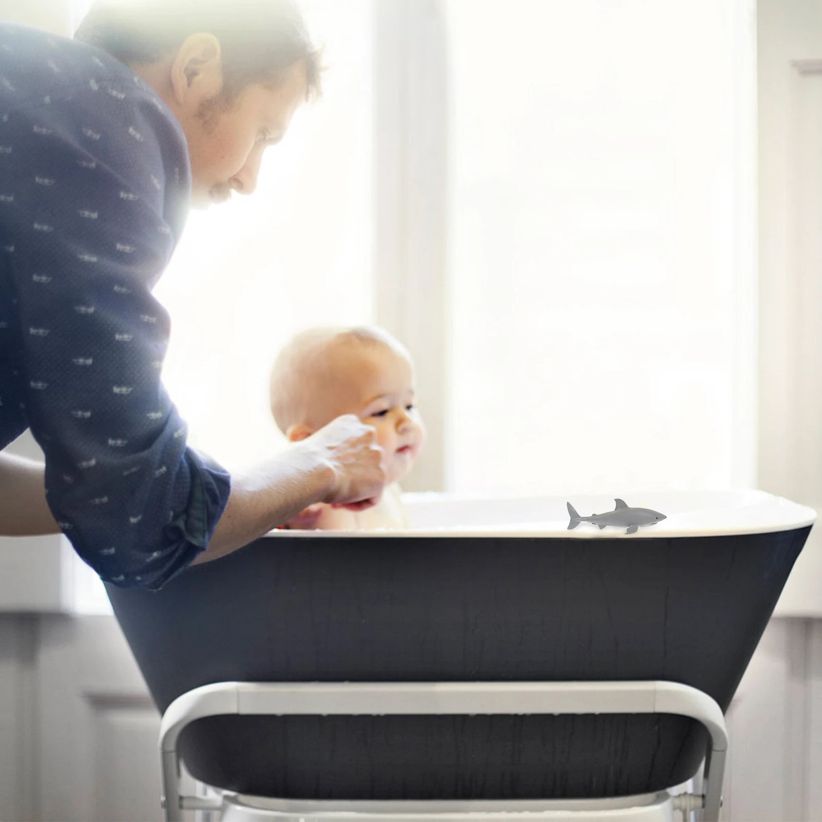 

3 шт. статуя морской жизни, фигурки акулы для миниатюрных существ, игрушки, детские пластиковые украшения для океана, детские