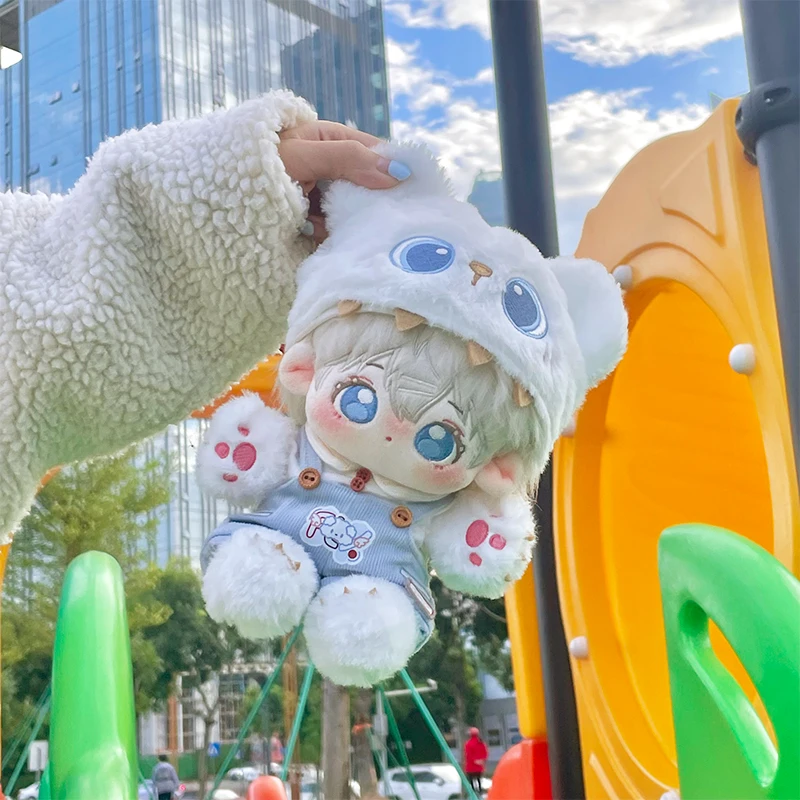 

20cm Strawberry Ball Monster Cotton Doll Cute Male Baby Plush Toy With Bone Design Ideal Holiday Gift For Infants And Toddlers