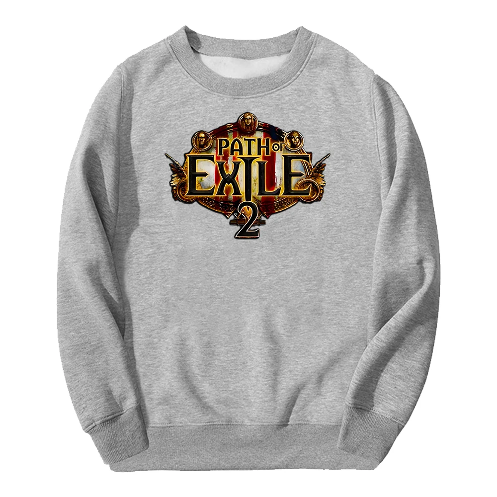 Path of Exile 2 Hot Game 2025 Crewneck Long Sleeve Streetwear Women Men Sweatshirt Cosplay Trendy Outfits