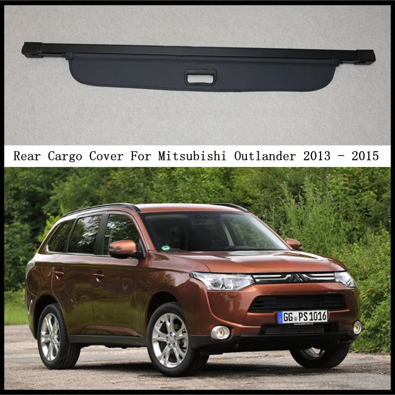 

Rear Cargo Cover For Mitsubishi Outlander 2013 2014 2015 Privacy Trunk Screen Security Shield Shade Modification Parts