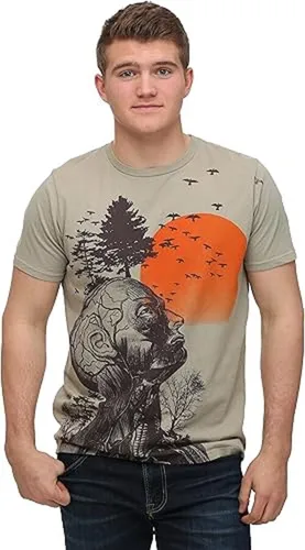 Imagen 1 del producto La resaca árbol humano Unisex Halloween Cosplay disfraz réplica camiseta de gran tamaño fiesta espeluznante truco o trato otoño streetwear