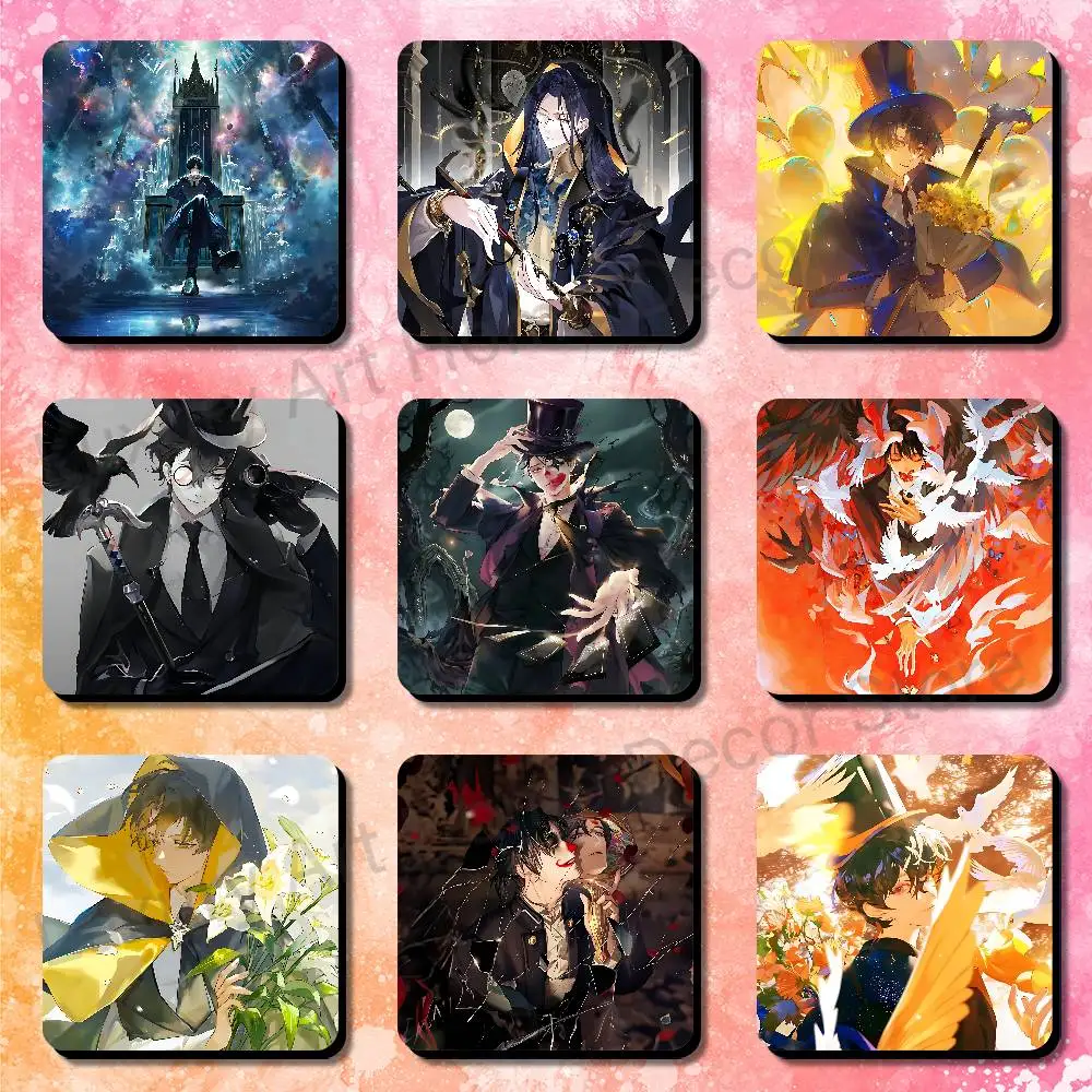 L-Lord of M-Mysteries Square Decorative Fridge Magnets for Home Kitchen Office Whiteboard & Locker 75x75mm