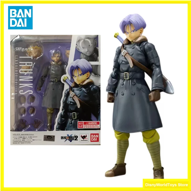 

100% Original Bandai S.H. Figuarts SHF Trunks XENOVERSE Edition Dragon Ball Xenoverse In Stock Anime Collection Figures Model