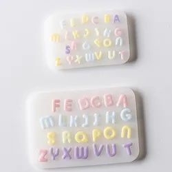 Letter silicone mold food grade fondant cake mold DIY cake decoration supplies