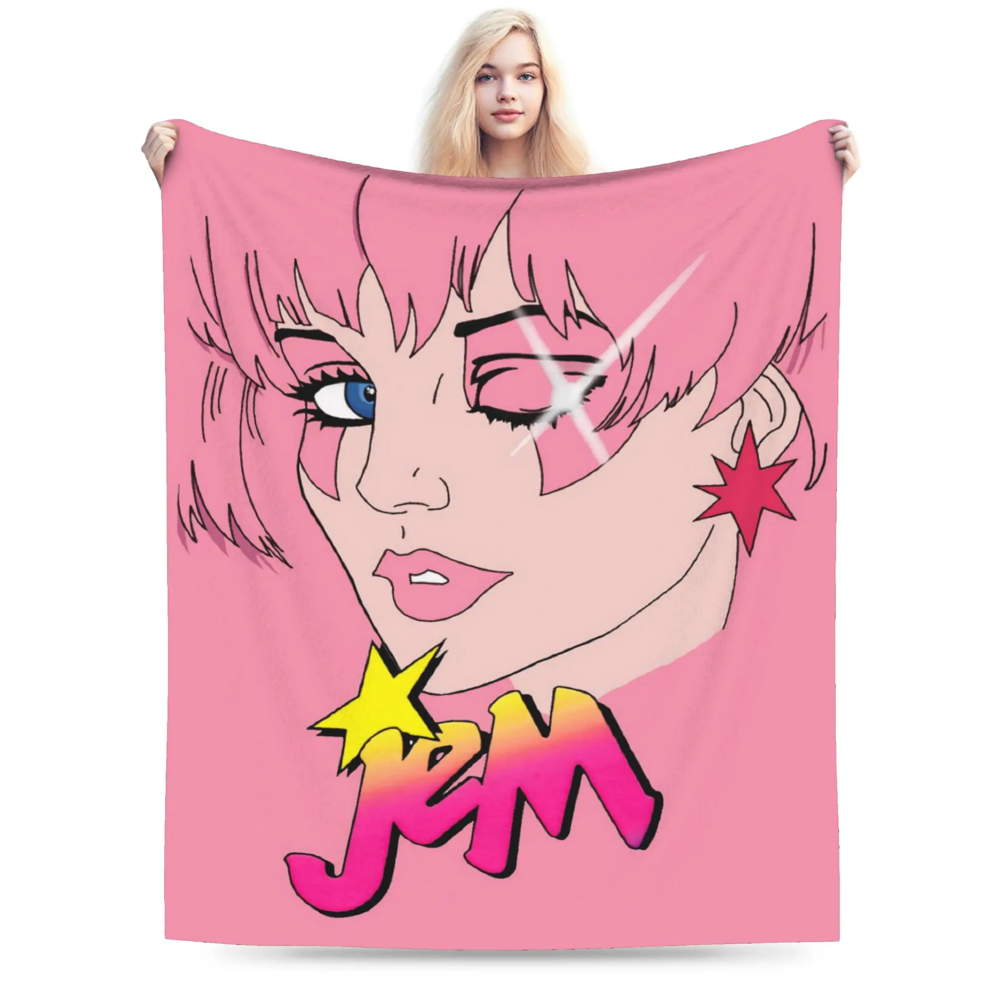 Jem And The Holograms Blanket Super Soft Fleece Relax Gifts  Throw Blankets Rug Piece