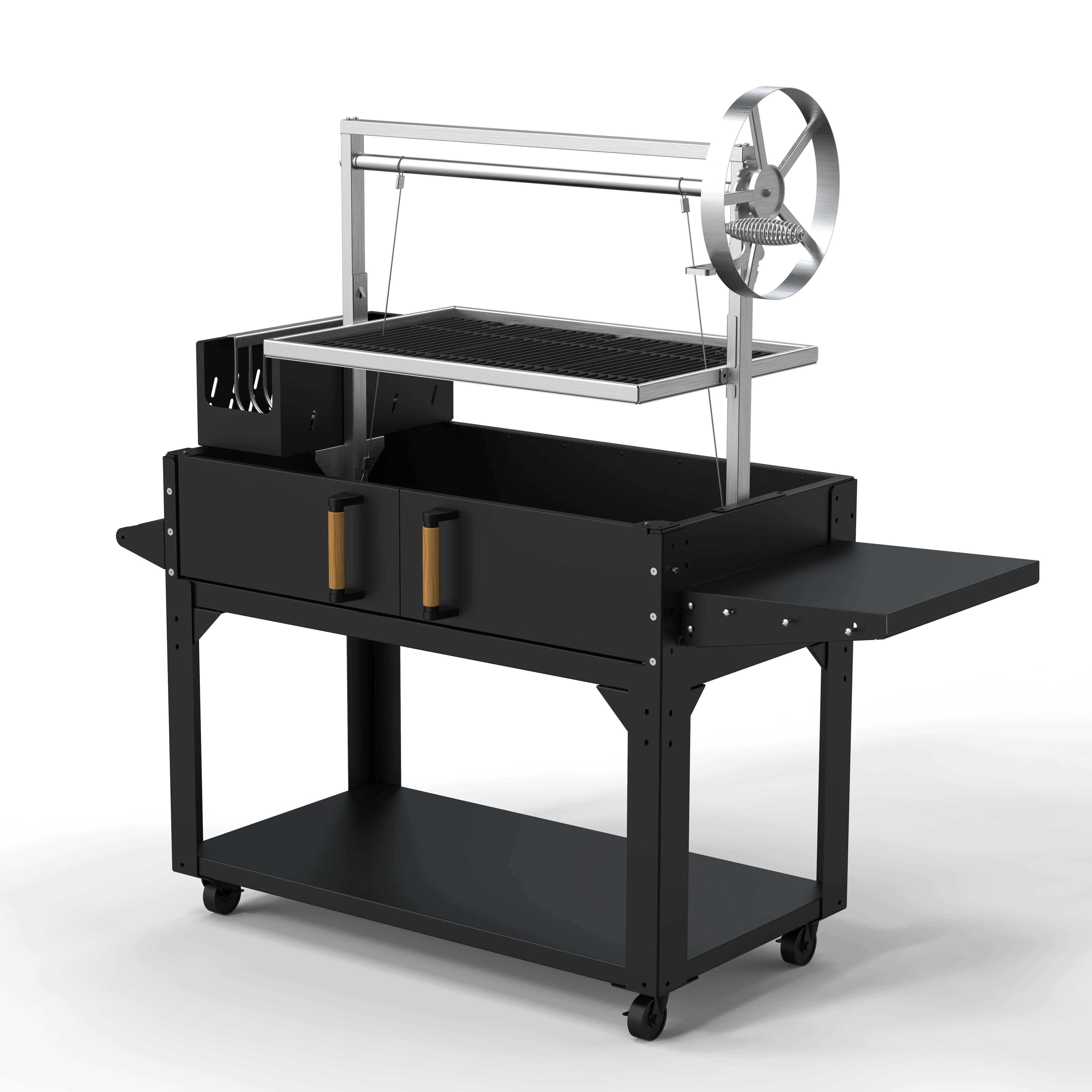 

New Design Bbq Grills Charcoal Automatic ArgentineStyle Travel Stainless Steel Portable Bbq Grill