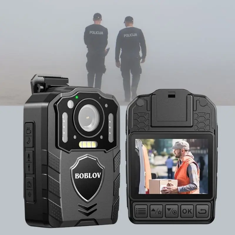 BOBLOV 1440P HD Body Cam KJ25 3000mAh 13Hrs Runtime Ideal for Law Enforcement