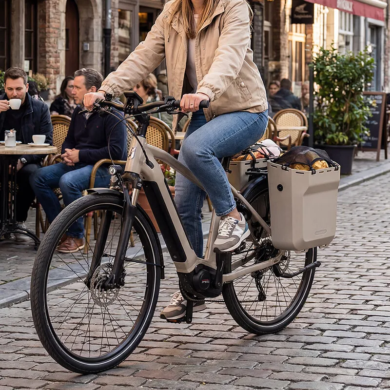 Rhinowalk ハードシェル自転車バスケットバッグ野菜トラック水桶バイクラックサドルバッグユニバーサルサイクリング機器アクセサリー