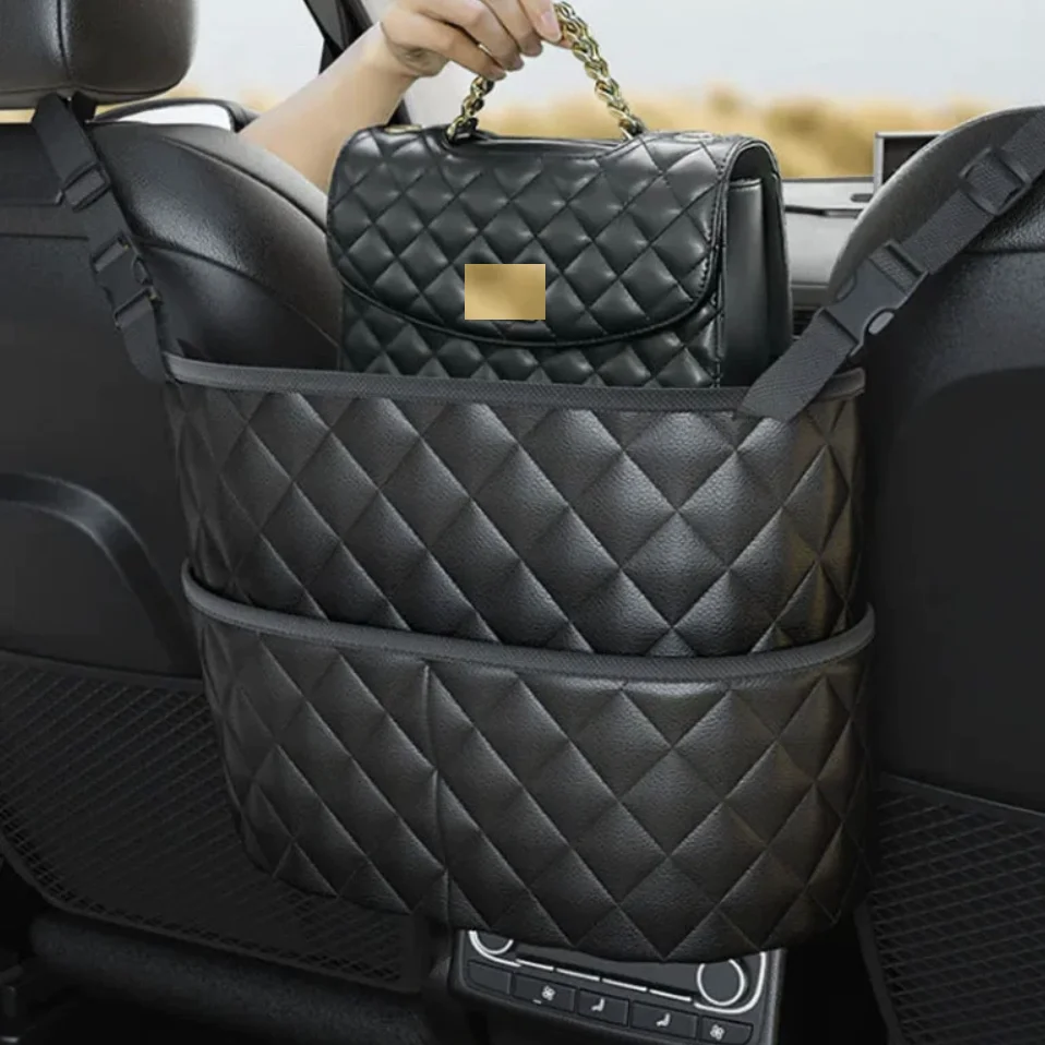 Car Pet Seat Storage Bag Net Nylon Holder Trunk Cargo Net Storage Organizer Pocket For Car Trash Bag Food Drink Holder