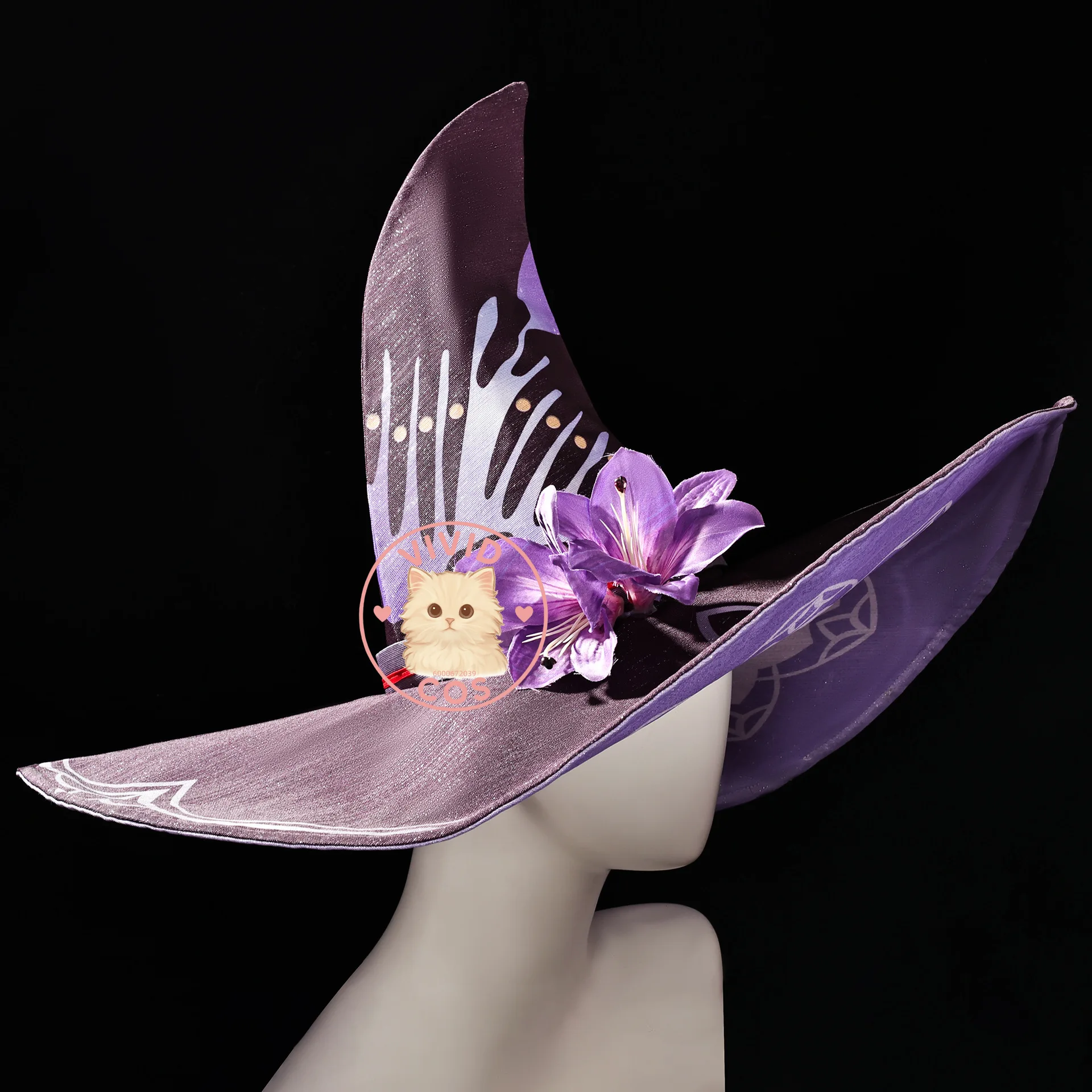 ゲーム Honkai: スターレールヘルタコスプレ高品質ロールプレイ衣装新しいアニメパープルマジックドレス帽子かつら女性のためのコミコン