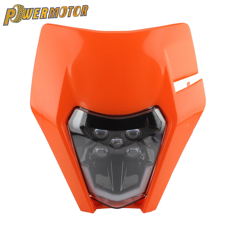 Motorfiets KTM koplamp LED koplampplaat EXC XC SX SXF MX 125-500 2018-2023 Supermoto Dirtbike Enduro Motocross kuip