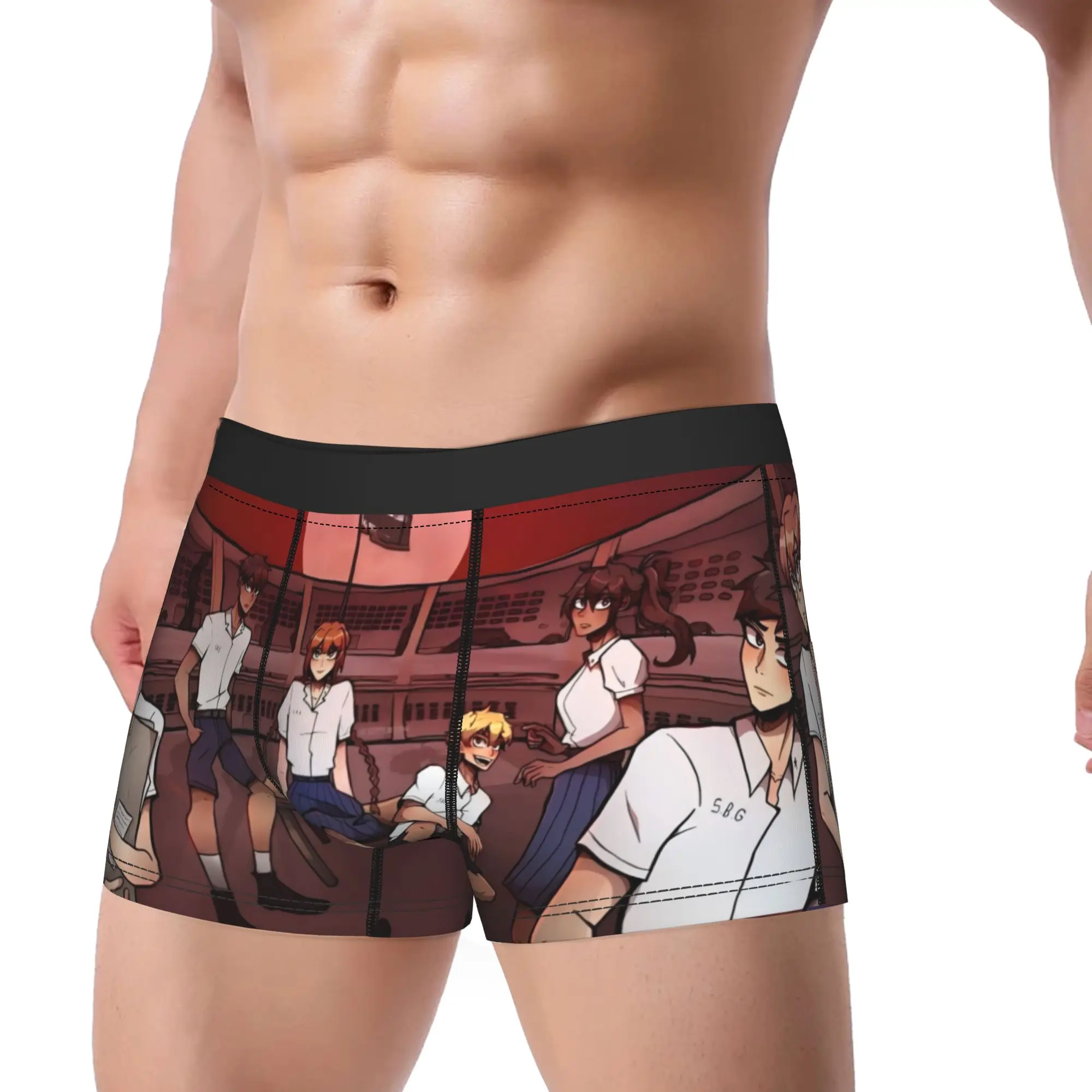 School Bus Graveyard Underpants Breathbale Panties Male Underwear  Print Shorts Boxer Briefs
