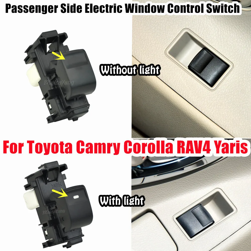 For Toyota Camry Yaris Corolla RAV4 III IV 2005-2016 Power Window Switch Passenger Side Control Button 84810-06060 8481006060