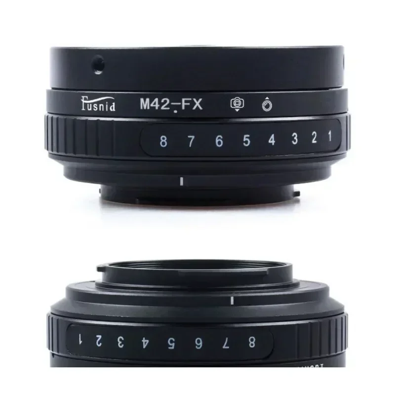 M42-FX Tilt Shift Adapter Ring for M42 Mount Lens to for Fujifilm X FX X-T2 X-T1 XM1 XH1 XE2 XE1 360