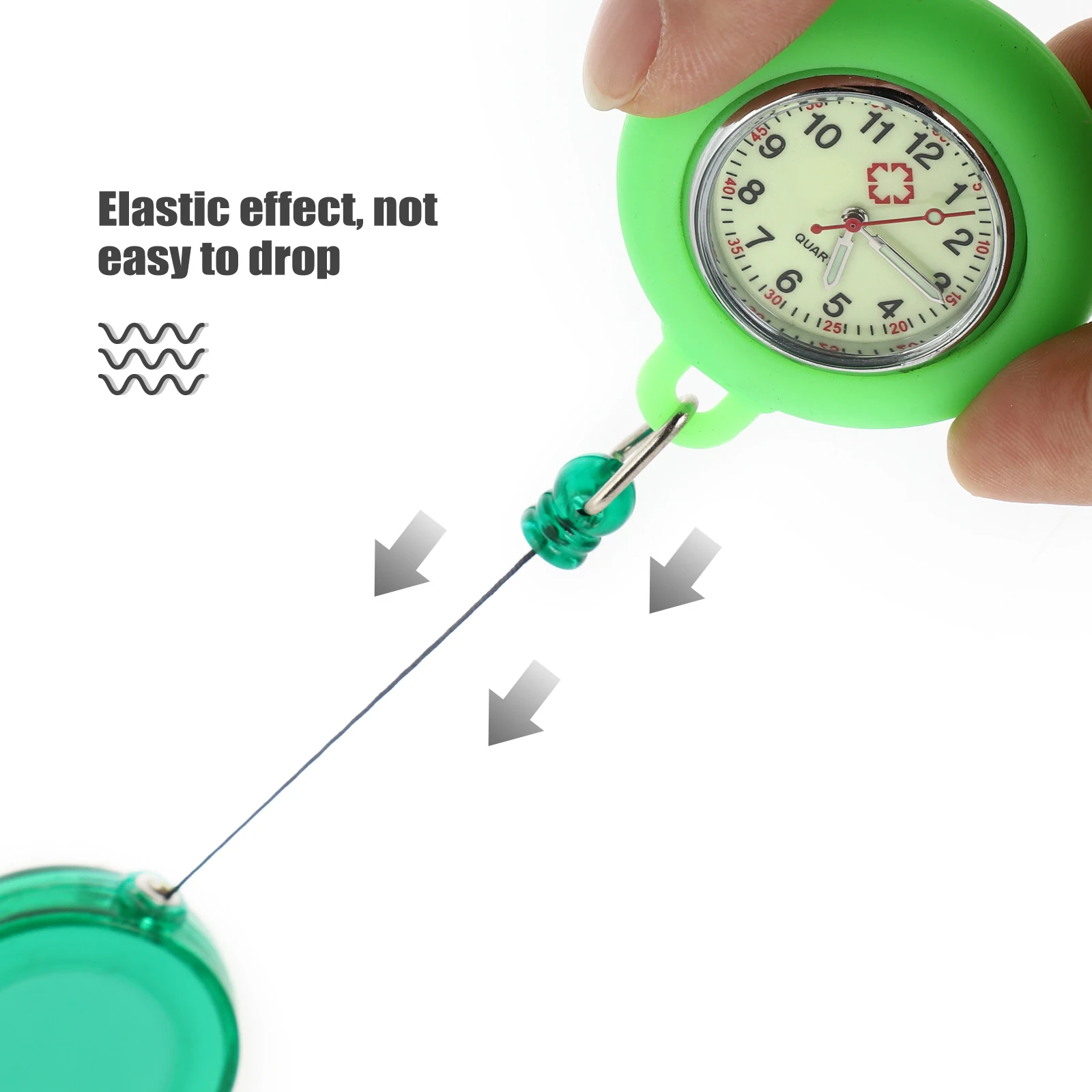 

Nurse Watch Luminous Quartz Pocket Clip on Watches for Women Doctors Students Portable Practical Hospital Gift