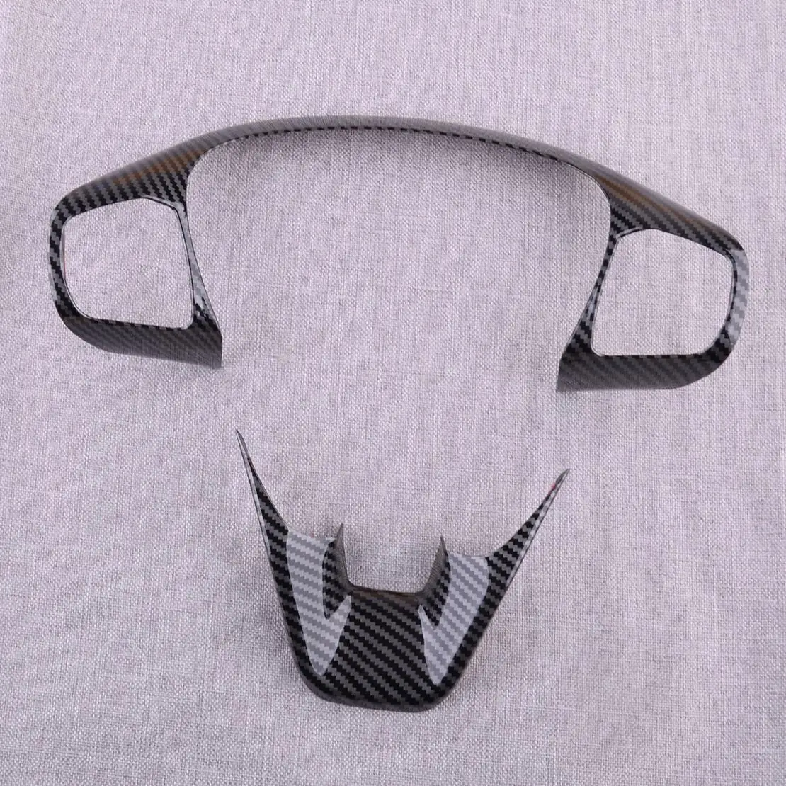 

2 шт., накладка на руль в стиле углеродного волокна, рама, подходит для Ford Fiesta ST Mk8 2018-2020