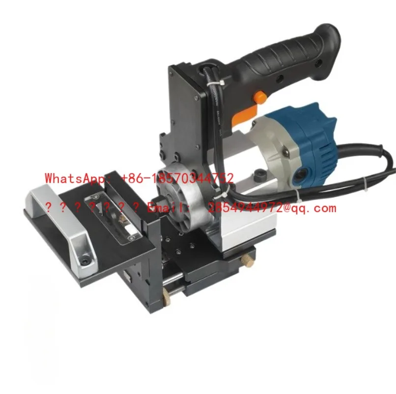 2-in-1 Slotting and Trimming Machine Bracket Side Hole Invisible Connector Clip Woodworking Tool for Furniture Cabinet