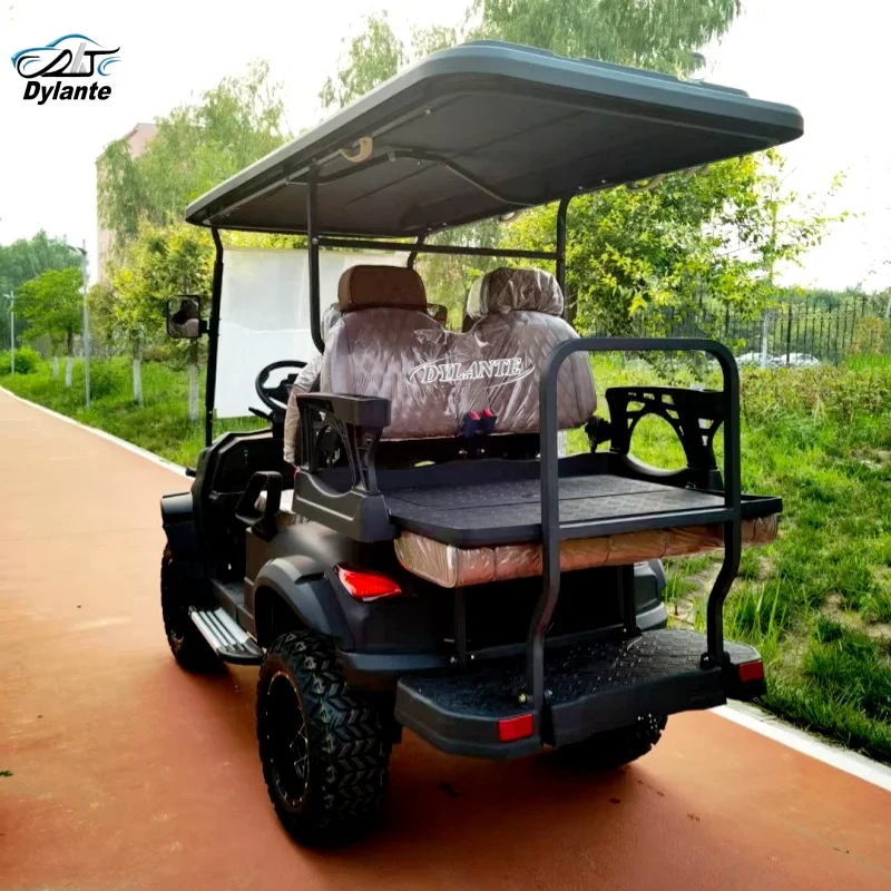 الكلاسيكية الصغيرة لوحة طاقة شمسية جديدة على الطرق الوعرة عربة جولف كهربائية 4 عجلات أفضل بطارية ليثيوم الصيد الكهربائية سيارة كهربائية
