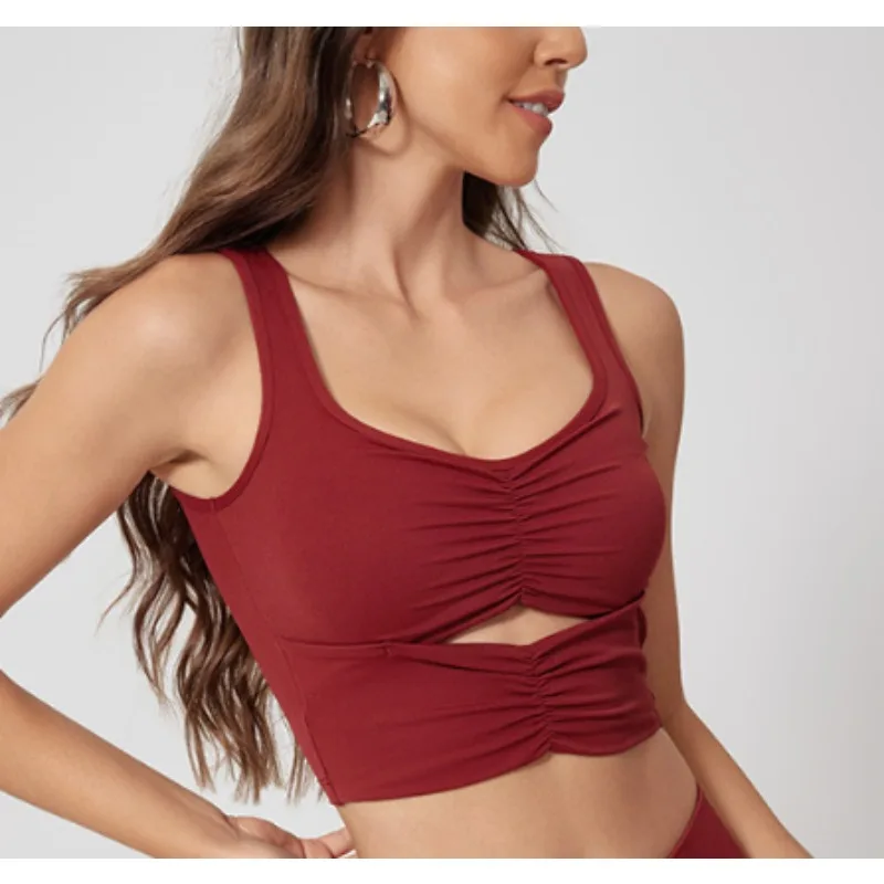 مجموعات اليوغا سلس الرياضة اللياقة البدنية عالية الخصر الورك رفع تشكيل السراويل الصدرية الصدرية دعوى تجريب الصالة الرياضية طماق مجموعات للنساء