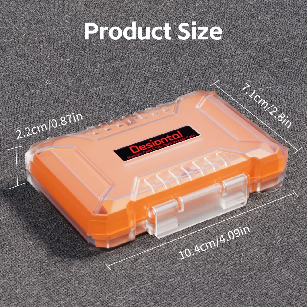 Card Holder Micro SD Card Case Waterproof Memory Card Storage Box Organizer Shockproof with environment Photography Accessories