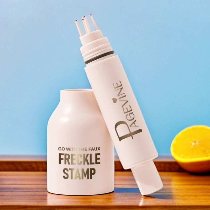 リアルなそばかすスタンプペン 自然な見た目 防水 長持ち 汚れ防止 デイリーパーティーメイクアップ用 ビューティーメイクアップ