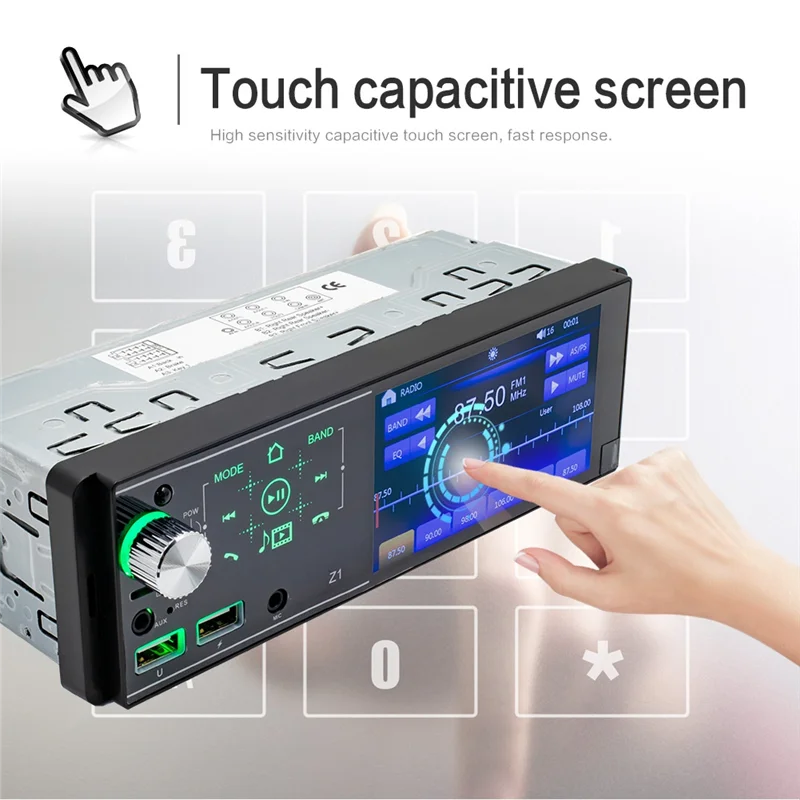 Z1 Dual USB Touch Screen MP5 Player Radio All-In-One Car Audio Radio