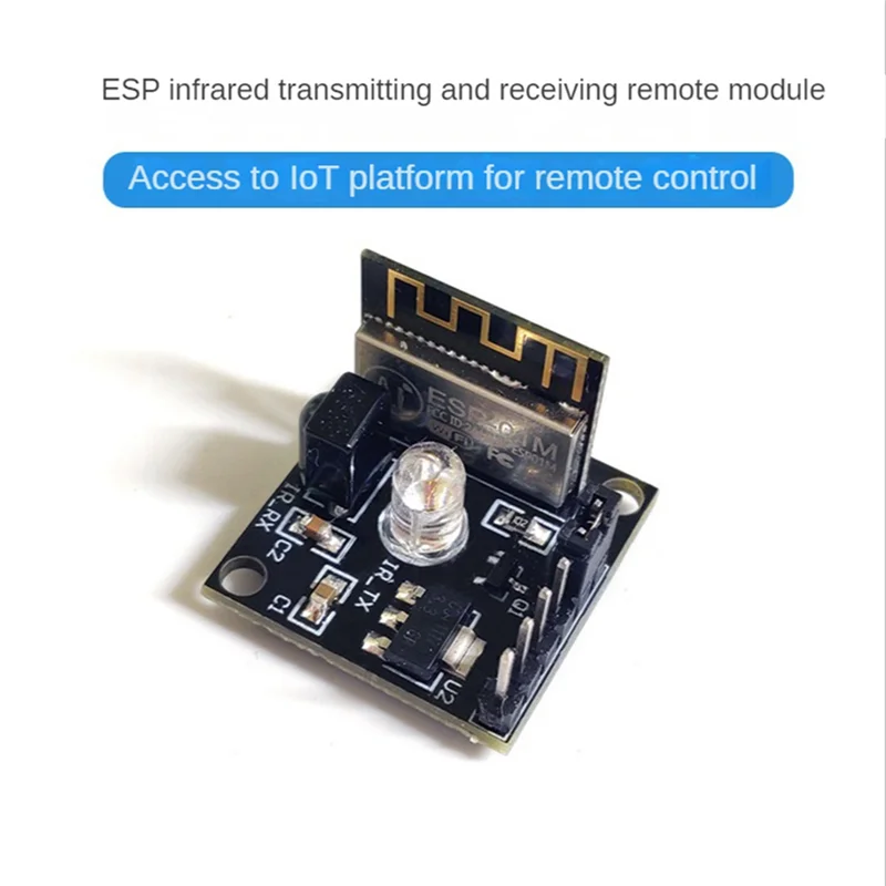 ESP8285 ESP-01M IR Transceiver Wifi โมดูลไร้สายรีโมทคอนโทรลการพัฒนาบอร์ดการเรียนรู้ Esp 8285 ESP-01M