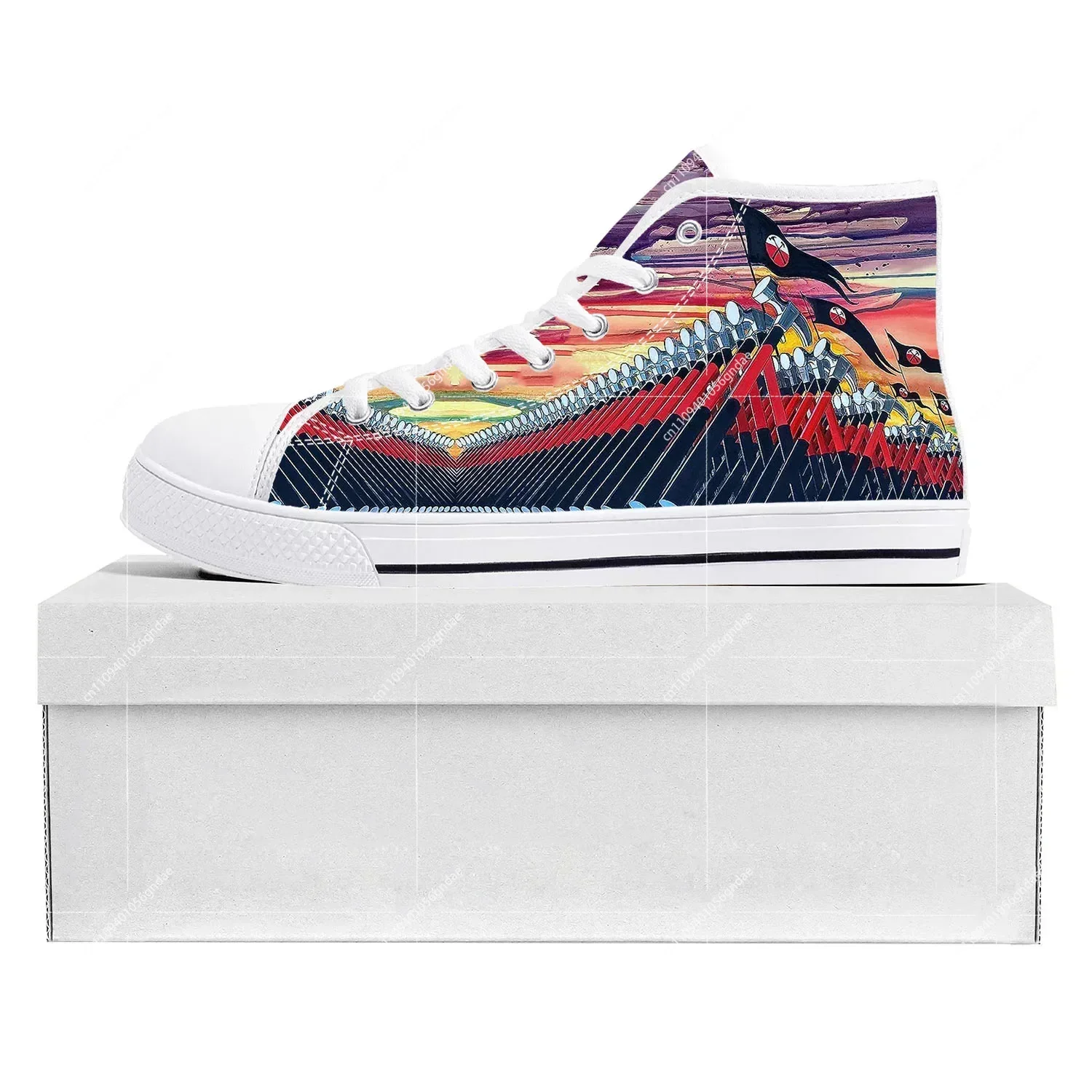 

The Wall High Top High Quality Sneakers Mens Womens Teenager Canvas Customized Sneaker Casual Couple Shoes Custom Shoe White