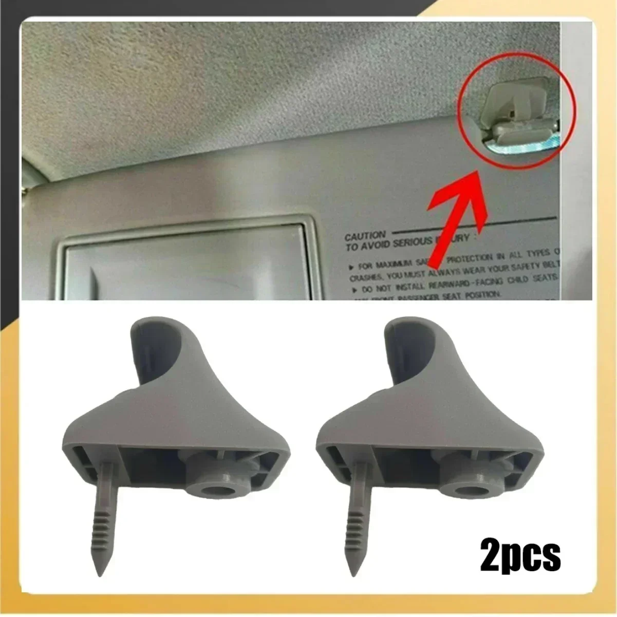 852351 Numaralı ABS Güneşlik Tutucu Klipsi: Hyundai I20 ve Getz Modelleri İçin Güvenilir ve Uzun Ömürlü Çözüm