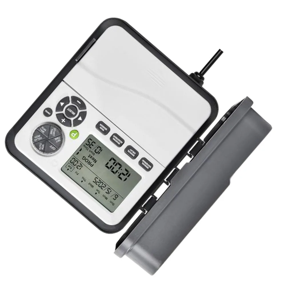 Efficient Water Usage Controller 12 Zone Sprinkler Controller Large LCD Screen Display Separate Zone Management