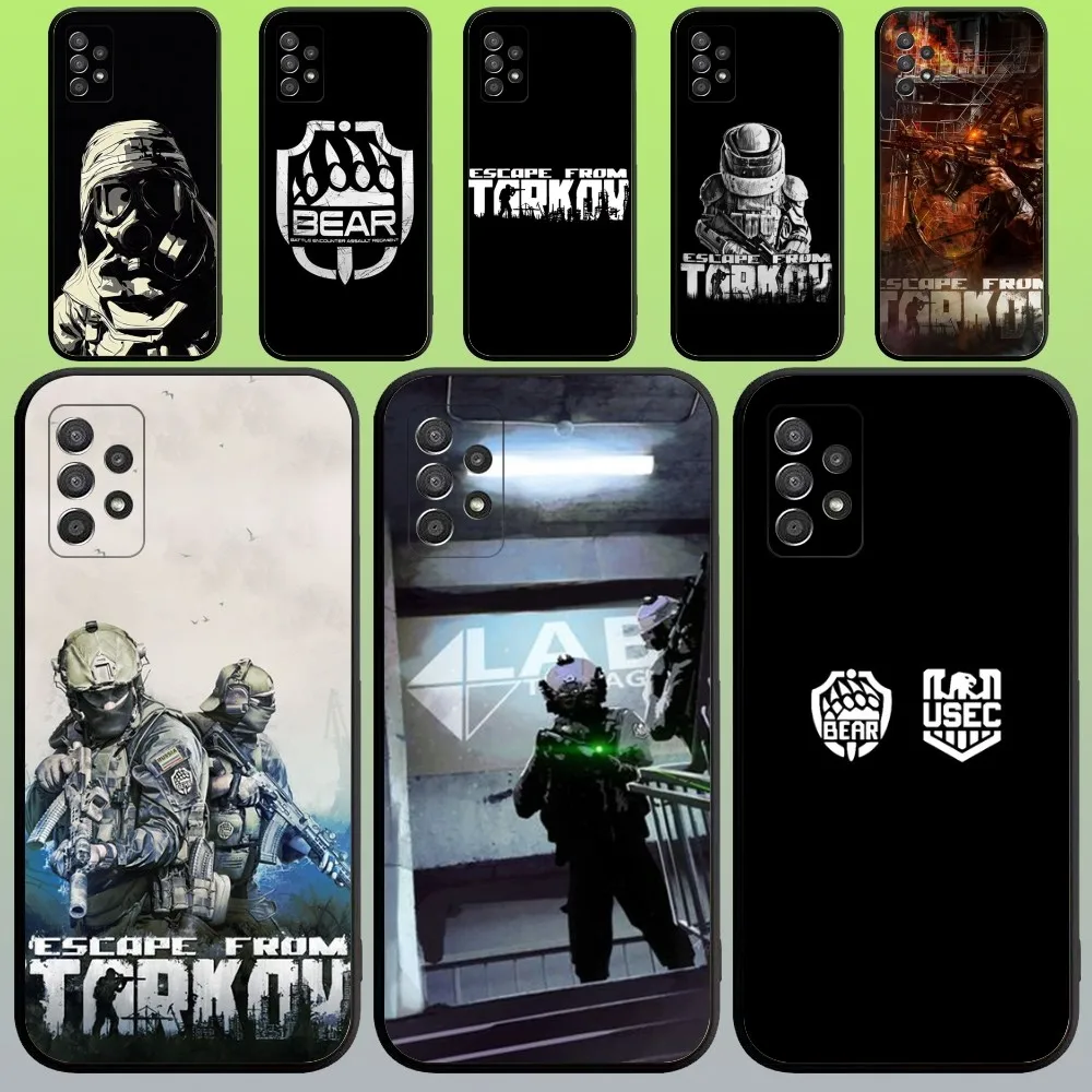 Escape From Tarkov Phone Case For Samsung Galaxy A20,A21s,A22,A31,A32,A52,A53,A72,73,A80,A91 Soft Black Cover