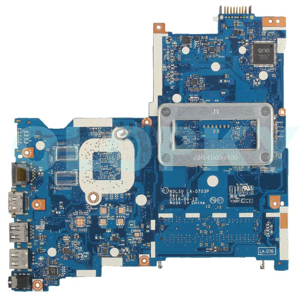 BDL50 LA-D703P Mainboard For HP 15-AY 250 G5 15-AC Laptop Motherboard  I3-5005U I5-5200U CPU  858583-601 858583-001 DDR3