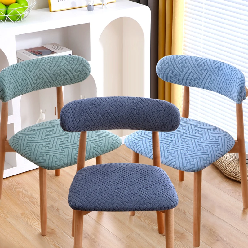 غطاء كرسي الطعام البسيط الحديث من القماش المطاطي مناسب عالميًا للمطبخ وكراسي غرفة المعيشة الفاخرة العصرية #5