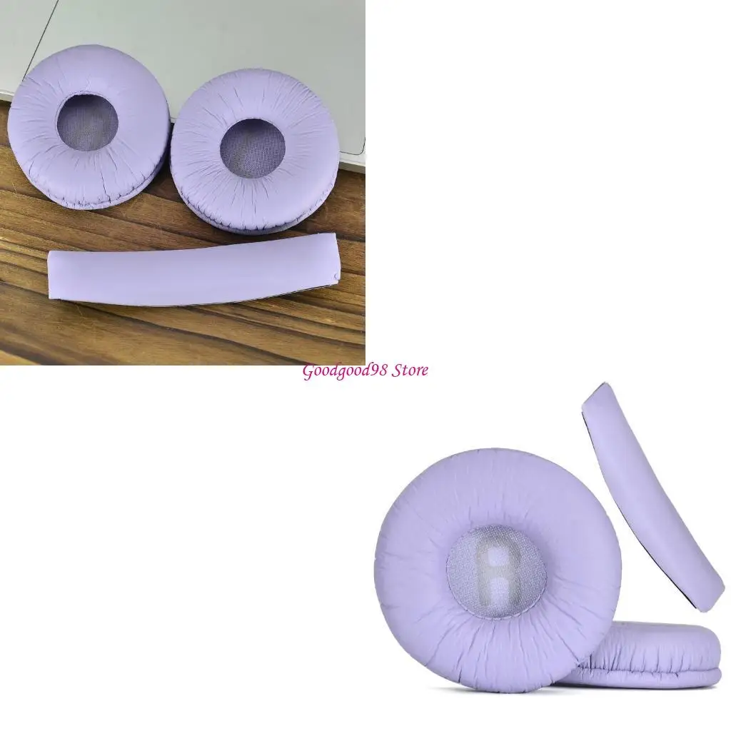 

Durability Ear Cushions for T500BT Tune600 Headphone Soft and Breathable Earpads Headband for Ensures Long Last Comfort