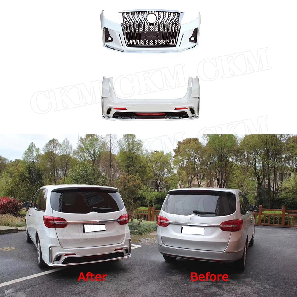 

Front Bumper Cover Rear Bumper lip Guard Trunk Facelift Spoiler For Buick GL8 PP Unpainted Body Kit Car Styling