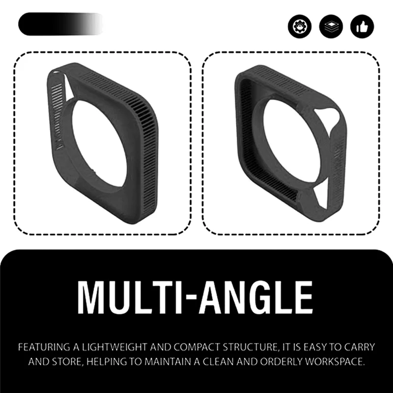 

【Consumer-Favorite!】For 2024 Mac Mini M4 Cooling Base Anti-Slip, Dustproof 3D Printed Bracket For Enhanced Stability And Protect