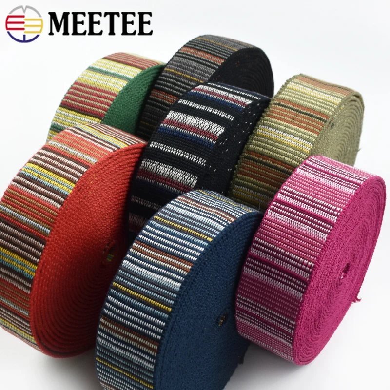 

2/5M 38mm Cotton Webbing Strap Luggage Backpack Decorative RIbbon Garment Belt Bag Straps Sling Braid Band Sewing Accessories
