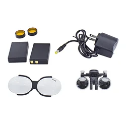 Spare Parts for Dental Accessories Lithlum Battery Binocula Headlamp Dentisit Surgical  Lab Equipment Loupe  Magnifier Charger
