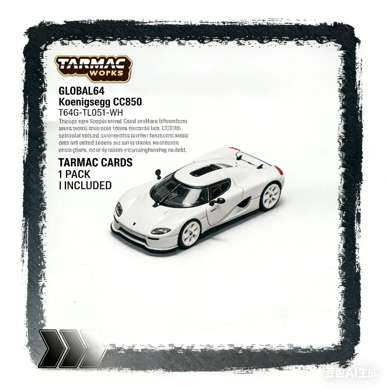 

TW 1:64 CC850 Cast Iron Plastic Static Alloy Car Model, Boys' Holiday Gift Toy, Adult Collection Decoration Piece.