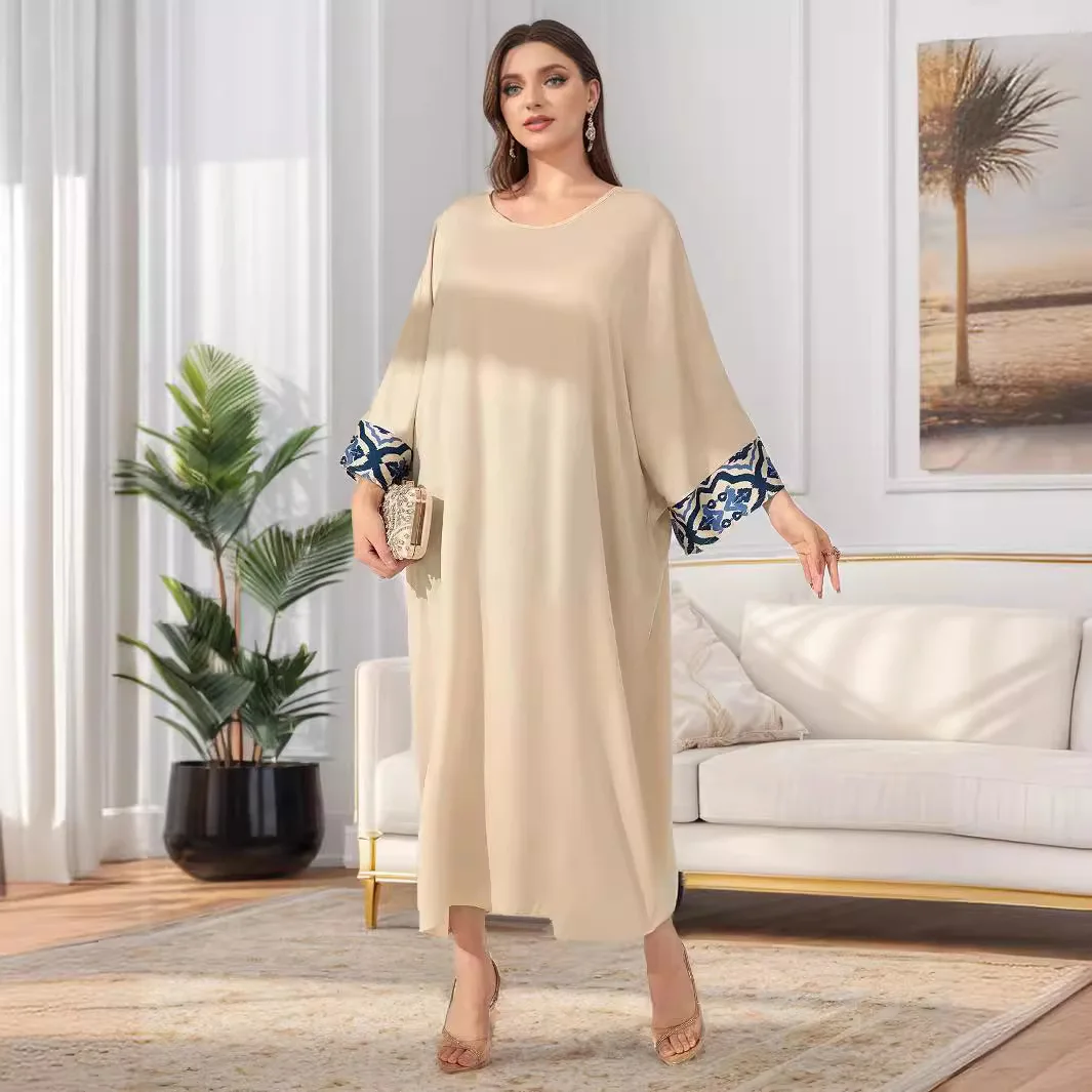 Dubai Turkey Abayas for Women Embroidery Loose Maxi Dress Muslim Abaya Arab Robe Eid Djellaba Caftan Marocain Femme Kebaya Gown