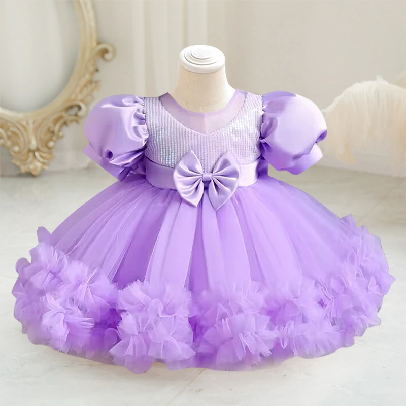 Baby girl\'s birthday party dress 9 months to 5 years old Princess Christmas party communion Party Cake evening dress vestidos