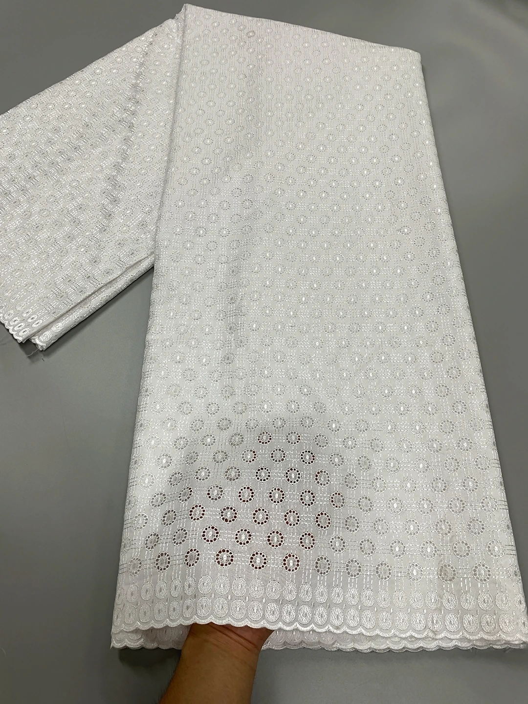 

Original Austria Luxury Cotton Lace Fabric 2023 Hight Quality Swiss Cotton Lace Fabric For Men Wome Couple Wear Dresses Materail