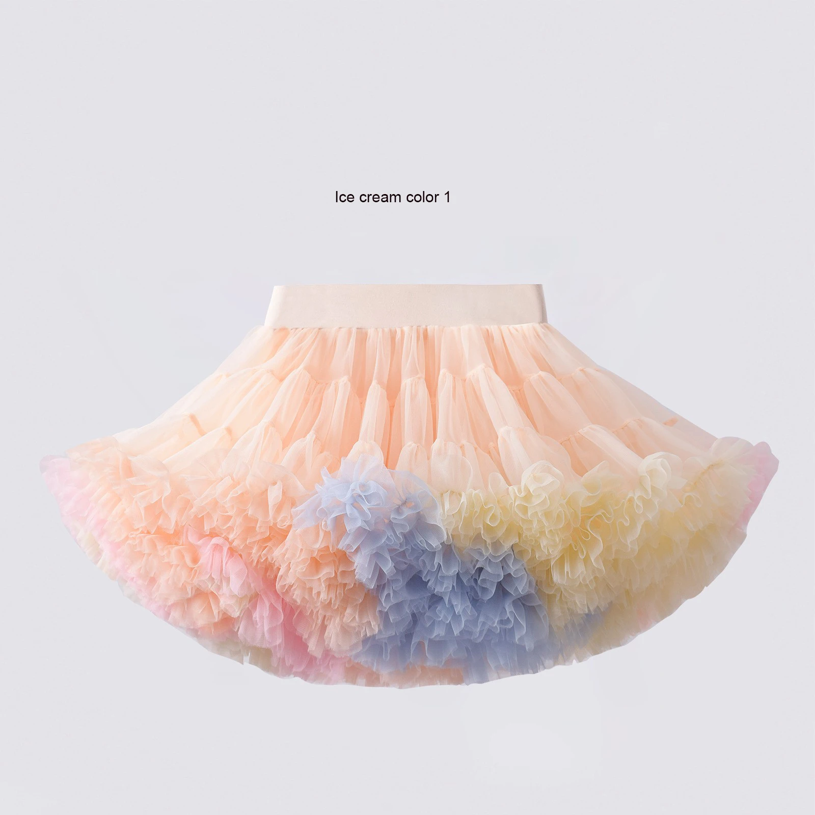 Baby Gilrs Colorful Tutu Skirt Fluffy Ballet Dance Skirts 4 Seasons Children Tutu Kids Tulle Birthday Party Baby Girl Skirt 1-8Y