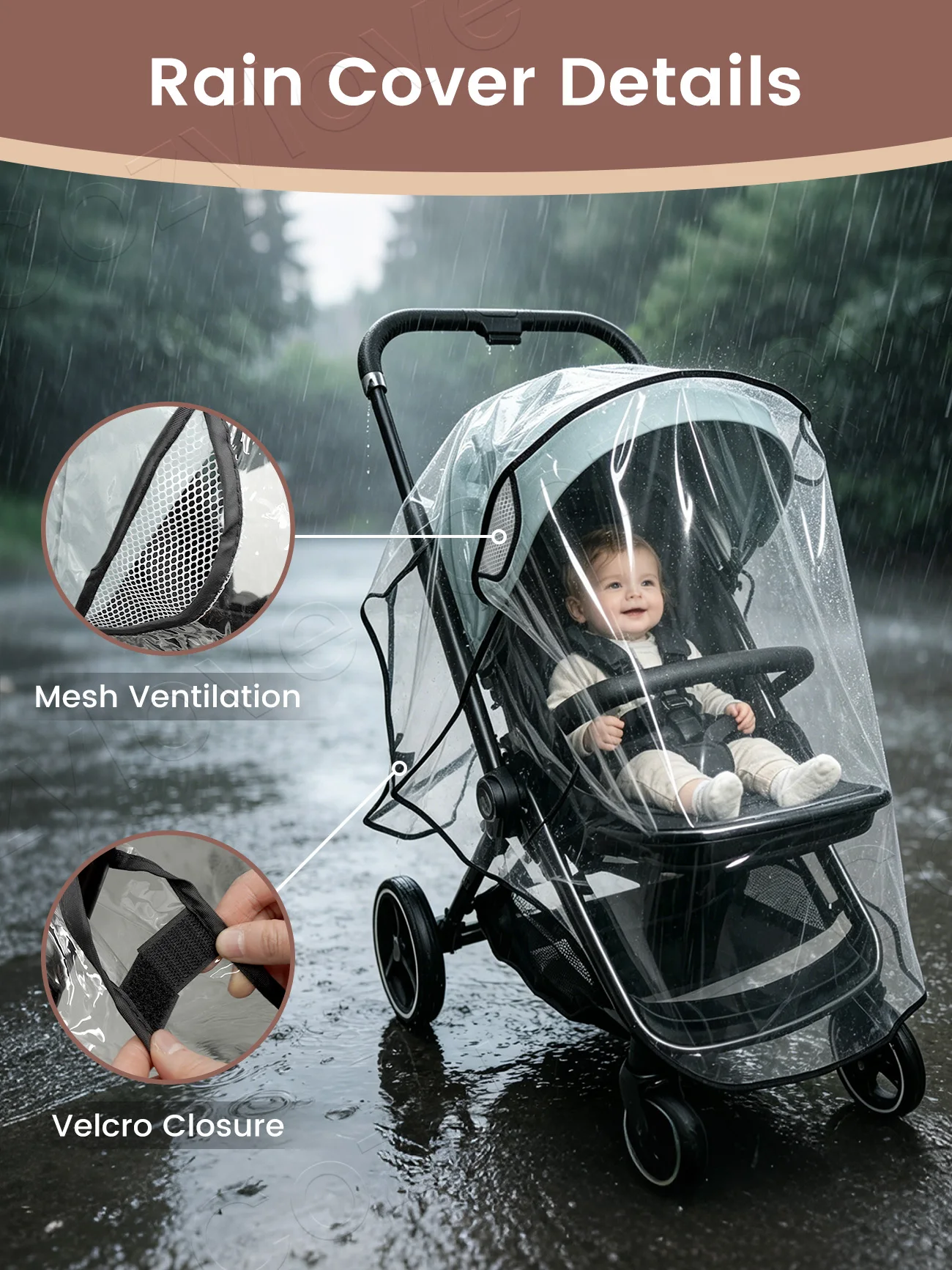 Universeller Kinderwagen-Regen – Stroller Rain Cover Bewertung und Preis